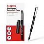 Staples Optiflow+ Rollerball Pens, Extra Fine Point, 0.5mm, Black Ink, Dozen (ST63314)~#|#~4CFCB9BD-F0AB-4D4D-90640E37701F0FD8_sc7
