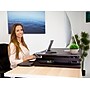Mount-It! 36"W Electric Adjustable Standing Desk Converter with USB Charging Port, Black (MI-7927E)~#|#~4CFD2C28-4D3C-4C67-9A93E2604BE3FB18_sc7