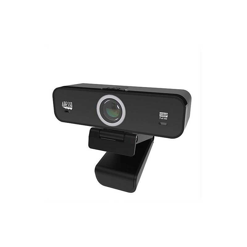 Adess CyberTrack K1 HD Webcam, 2.1 Megapixels, Black image 1