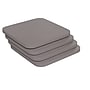 Flash Furniture Perry Modern Poly Resin Replacement Square Seat with Rounded Edges, Gray, Set of 4 (4JJSEAPL02GY)~#|#~4D024DA5-1BD4-4627-B7EEC1EAF634E4C2_sc7