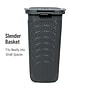 Mind Reader 15.85-Gallon Laundry Hamper with Lid, Plastic, Gray (60HAMP-GRY)~#|#~4D08F9D4-5887-4953-AD72D2A2002E8031_sc7