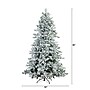 Nearly Natural 7.5' Pre-Lit Artificial California Flocked Spruce Christmas Tree with 1000 Color Changing LED Lights (T4799)~#|#~4D0A2185-9F11-40F2-A546810184CA4CCD_sc7