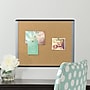 U Brands MOD Cork Bulletin Board, Black and Gray Frame, 20" x 16" (390U00-01)~#|#~4D0D5AD9-7C1F-41B8-9BE8972332F290D2_sc7