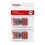Staples Stickies Sign Message Flags, Red, 1" Wide, 100/Pack (14112)~#|#~4D1072DE-1413-4CE4-8217DC6F2708850F_sc7
