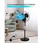 Black & Decker 18" Oscillating Pedestal Fan with Remote, 3-Speed, Black (BDSF18MB)~#|#~4D11284B-92D0-4AB2-912378547F975F4B_sc7