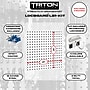 Triton Products Locboard Kit, (2) 24" x 24" x 9/16" Steel Square Hole Pegboards, 46 Assorted Hooks (LB1-KIT)~#|#~4D15F0E3-BE8C-44AA-AF425A1E411A9BB8_sc7