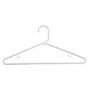 Nahanco Plastic Clothes Hangers, White, 24/Pack (TBWHU)~#|#~4D191BDD-08C2-41EF-AFC565F11E75A900_sc7