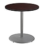 NPS CT Series 36" Round 36" Height Cafe Table, Round Base, Grey Frame/Mahogany Top (CTG13636RCPBTMMY)~#|#~4D1C84E4-3E19-4C86-8179E51A02D39012_sc7
