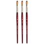 Princeton Velvetouch Short Handle Mixed Media Synthetic Filbert Brush, 3/Pack (PBXP3950FB8-3)~#|#~4D1F8408-B1A3-4306-AF162E7CEF9CFCD5_sc7