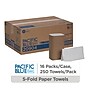 Pacific Blue Basic Recycled Single Fold Paper Towels, 1-ply, 250 Sheets/Pack, 16 Packs/Carton (20904)~#|#~4D2352B8-3266-4EBE-8A6BC74CCCEA9CB7_sc7