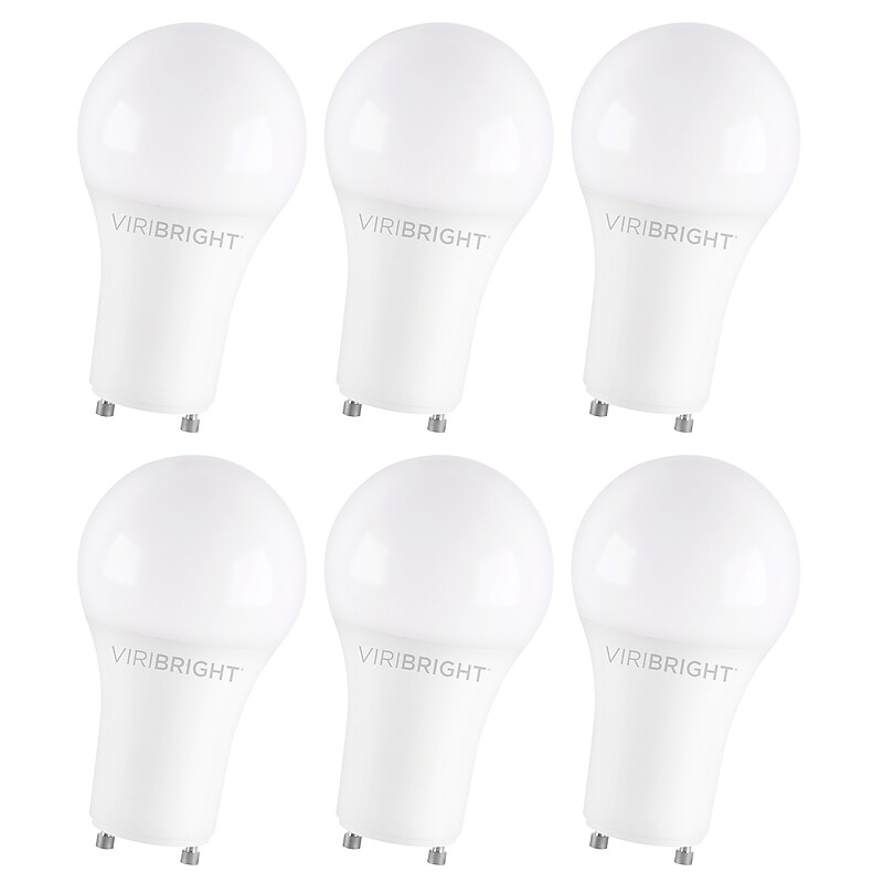 Viribright A21 17 Watts Cool White LED Household Bulb, 6/Box (450117-ES) image 1