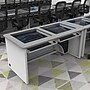 VersaDesk 60"W Downview Computer Desk, White (DV6030-WW)~#|#~4D27F27D-010E-4DB9-8572ACDA5222A2D4_sc7