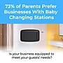 Koala Kare Recessed Baby Changing Station, Horizontal Mount, Polypropylene, Matte Black (KB310-SSRE-MBLK)~#|#~4D28E5BA-C6D4-4568-A42276B8E7058364_sc7