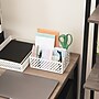 Mind Reader 5-Compartment Metal Desk Organizer, White (MOSORG-WHT)~#|#~4D2BC3A5-63CF-4DCB-B297F60E272F9AFD_sc7