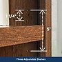 Sauder Select 70"H 5-Shelf Bookcase, Washington Cherry (414356)~#|#~4D2ED61F-E09A-444B-8A063416BC3589AB_sc7
