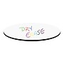 Correll 60" Round Dry Erase Table Top, Laminate, Frosty White/Black (CT60DER-80-09)~#|#~4D305746-4BCF-44CA-BF75E536D2A193D6_sc7