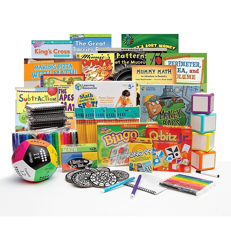 S&S Worldwide Family Engagement Night Kit MATH, Assorted Colors (LR4581) image 1