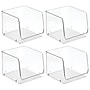 iDESIGN Small Stackable Plastic Storage Bin, Clear (29390M4)~#|#~4D3B7AC2-8D1F-47D9-8A796C124A3677D3_sc7