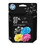 HP 67XL/67 Black High Yield and Tri-Color Standard Yield Ink Cartridge, 2/Pack (3YP30AN#140)~#|#~4D3BD5E2-31C7-4C93-9BBFC8CC2CDADF0E_sc7