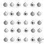 Nearly Natural Holiday Christmas Silver Shatterproof Ornament Set, 2.5", 30/Set (D1055-SV)~#|#~4D3E2F1B-5771-4BAE-ACAB3FCB5EA3D0E5_sc7