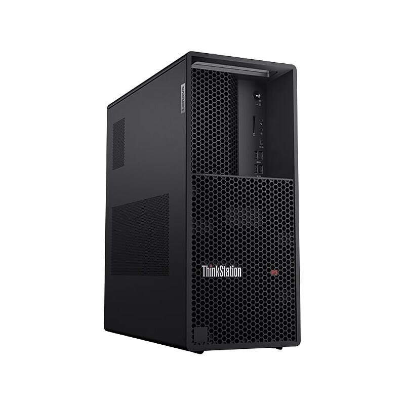 Lenovo ThinkStation P3 Desktop Computer, Intel Core i7-13700, 32 GB Memory, 1TB SSD (30GS0036US) image 1