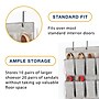 Whitmor 20-Pocket Over-the-Door Shoe Rack, Gray (5455-10-CTF)~#|#~4D47F44C-71D3-4741-A27D99CCBFCE85C7_sc7
