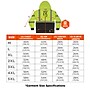 GloWear 8318BK High Visibility Long Sleeve Black Bottom Hooded Zip-Up Sweatshirt, ANSI Type R Class 3, Lime, Medium (23063)~#|#~4D480412-8A03-4BFA-80DFF0267F6C4A47_sc7