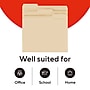 Staples File Folders, Letter Size, 1/3‑Cut Tabs, Assorted Positions, Manila, Durable Paper Stock, 250/Pack~#|#~4D499479-C10C-4132-8554044F956473EA_sc7