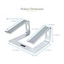 StarTech 10.2" x 10.2" Aluminum Laptop Stand, Silver (LAPTOP-STAND-SILVER)~#|#~4D4C78AD-179C-4CCA-8295F110A385444B_sc7