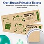 Avery Integrated Cards, 2-3/4" x 8-1/2", Matte Kraft Brown, 40/Pack (95332)~#|#~4D4D7891-C44A-47E0-8940F4F93A121F90_sc7