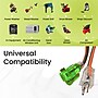 GoGreen Power 25' Indoor/Outdoor Extension Cord, 14 AWG, Orange (GG-13825)~#|#~4D4FBF1E-E783-4369-A7FAC666B471AC16_sc7