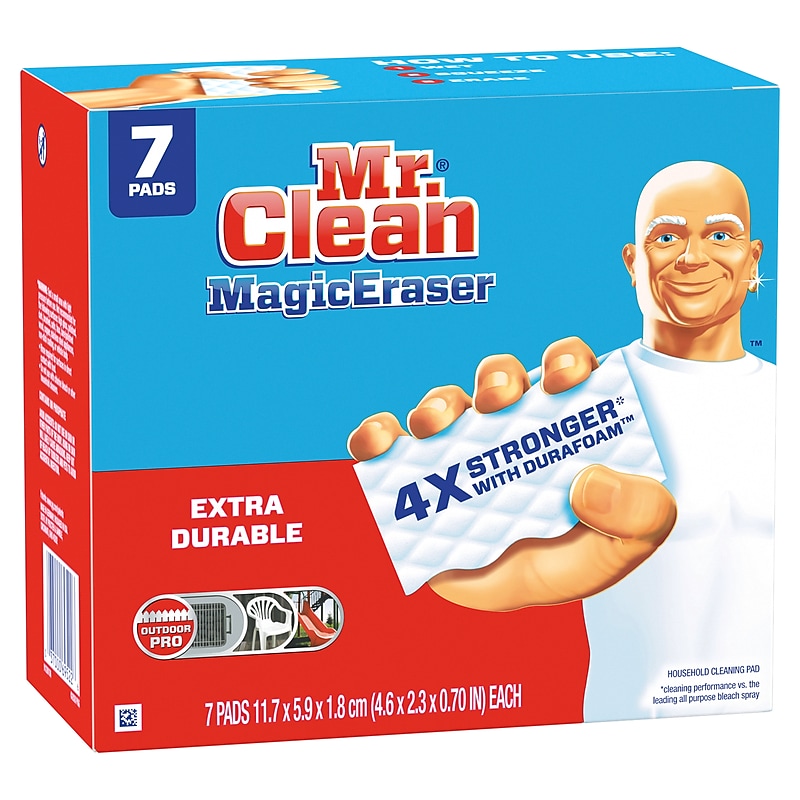 Mr. Clean Magic Eraser Extra Durable White Scouring Pad, 7/Pack (69522) image 1