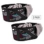 Mind Reader 10.57-Gallon Laundry Basket with Handles, Plastic, Black, 2/Set (2HHAMP40-BLK)~#|#~4D56C660-677A-4049-86D27EE213575DA3_sc7