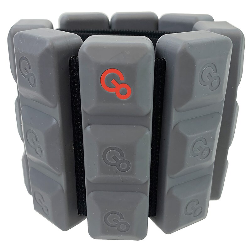 Gofit Soft Weight Bracelets, Gray, 2/Pack (GF-1WRIST) image 1