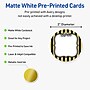Avery Round Integrated Cards, Matte White, 100/Pack (19479370934)~#|#~4D57EF05-3B9B-4752-BDF19A7AA991EBF5_sc7