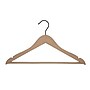 Nahanco Wood Clothes Hangers, Raw Wood, 100/Carton (21517WBBH)~#|#~4D6450D9-A12E-4033-B80B31F1D01A029E_sc7