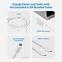 CODi 100W Wall USB-C Charger with USB2.0 EPR Braided Cable, White (A01118)~#|#~4D663E55-3C31-4158-AF2B2B453C0173AE_sc7