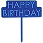 Party City Happy Birthday Cake Topper, Navy (AM100130)~#|#~4D6672DA-2AFE-45C7-9EF1915937B183B2_sc7