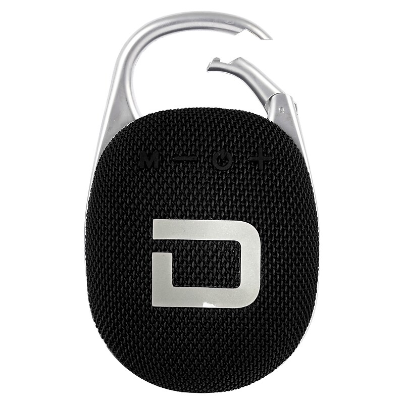 Dolphin Audio Wireless Bluetooth Portable Clip Speaker, Waterproof, Black (CLP-500) image 1