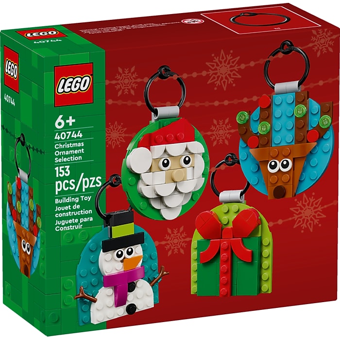 LEGO Christmas Ornament Selection, 153 Pieces (40744) | Staples