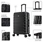 InUSA Trend 24" Hardside Suitcase, 4-Wheeled Spinner, TSA Checkpoint Friendly, Black (IUTRE00M-BLK)~#|#~4D6AAA44-696A-4420-9F10DDA315D29D86_sc7