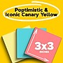 Post-it Notes, 3" x 3", Poptimistic Collection, 100 Sheet/Pad, 14 Pads/Pack (65414YWM)~#|#~83B9DC82-C298-436A-A162CE276B35061E_sc7