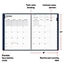2027 Staples 8" x 11" Monthly Planner, Faux Leather Cover, Navy (ST58476-27)~#|#~4D6B70D8-8795-4A35-8058BDD26CC57496_sc7