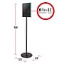 Deflect-O Document Holder, 8.5" x 11", Vertical, Freestanding, Black Acrylic (692056)~#|#~4D6D588F-CA06-4202-AFCD833C5E2BA4EA_sc7