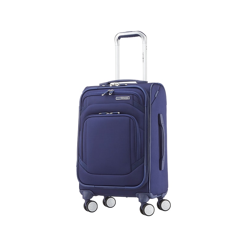 Samsonite Ascentra 21.5" Carry-On Suitcase, 4-Wheeled Spinner, Iris Blue (140082-6704) image 1