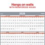 2026 Staples 36" x 24" Yearly Dry-Erase Wall Calendar, Reversible, Red (ST63004-26)~#|#~4D6F392A-FFB2-42B5-9EF1783BD96C896C_sc7