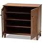 Baxton Studio Coolidge 4-Shelf Shoe Cabinet, Walnut (156-9387-HiT)~#|#~4D7019FB-CAE0-4F8B-8534C92AF0D38682_sc7