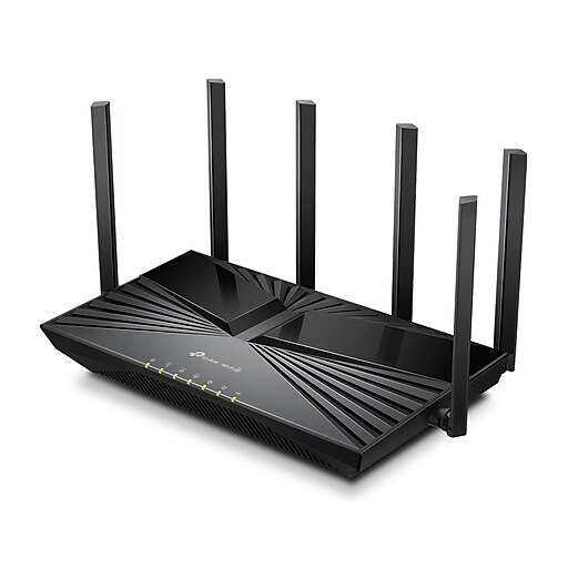 TP Link Archer AXE5400 Tri Band MU-MIMO WiFi 6E Router, Black