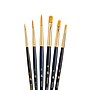 Princeton RealValue Short Handle Mixed Media Synthetic Taklon Variety Brush Set, 6/Set, 2 Sets/Bundle (PBXPR9137-2)~#|#~4D758EDA-A9A1-4576-AFDBEBED8CAD14FE_sc7