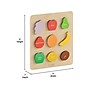 Flash Furniture Bright Beginnings STEM Fruit Shapes Puzzle Board (MK-MK00620-GG)~#|#~4D75AD44-1E7E-4C08-8D995AB3F8D329E5_sc7